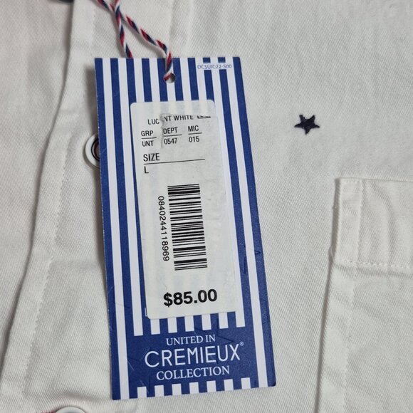 Daniel Cremieux Men's Shirt Size L White Stars United Collection Button Up (57) - Picture 7 of 11